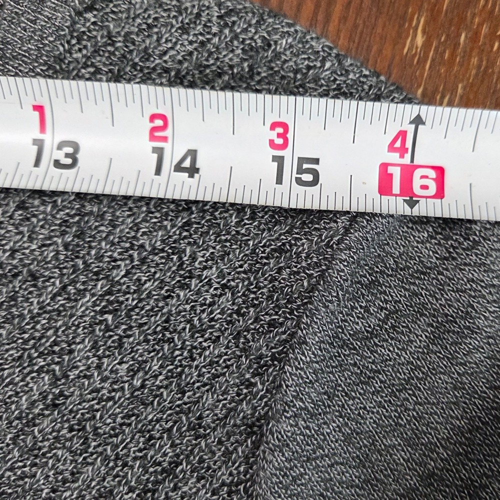 Calvin Klein gray textured sweater blouse office wear crew neck womens size M - Picture 9 of 11